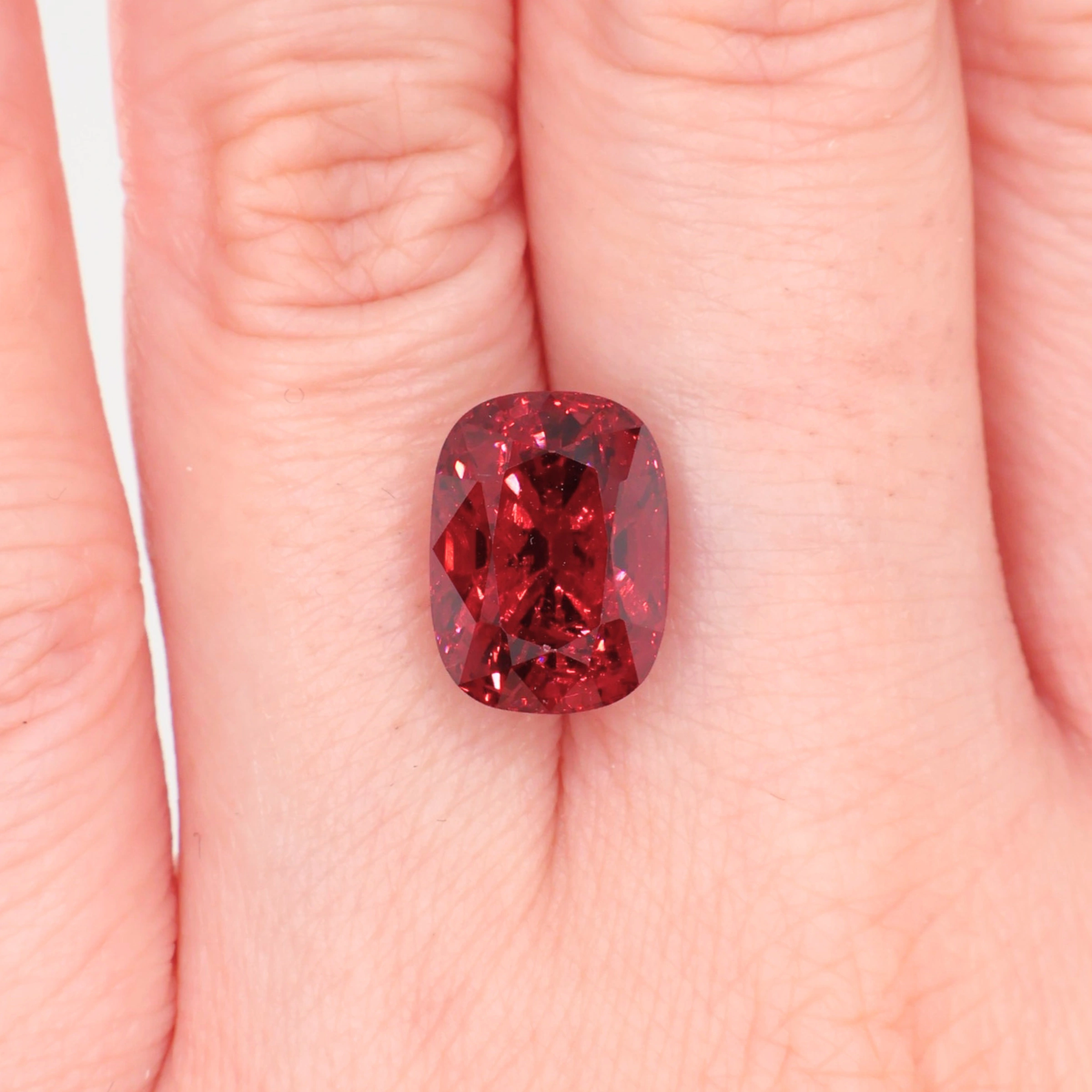 Red Spinel 6.36ct, Burma (Myanmar) with Certificate