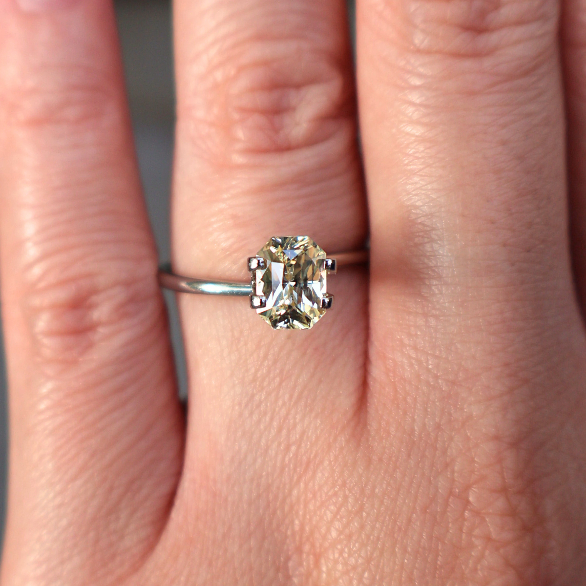 [SOLD] Light Yellow Sapphire 1.52ct, Sri Lanka