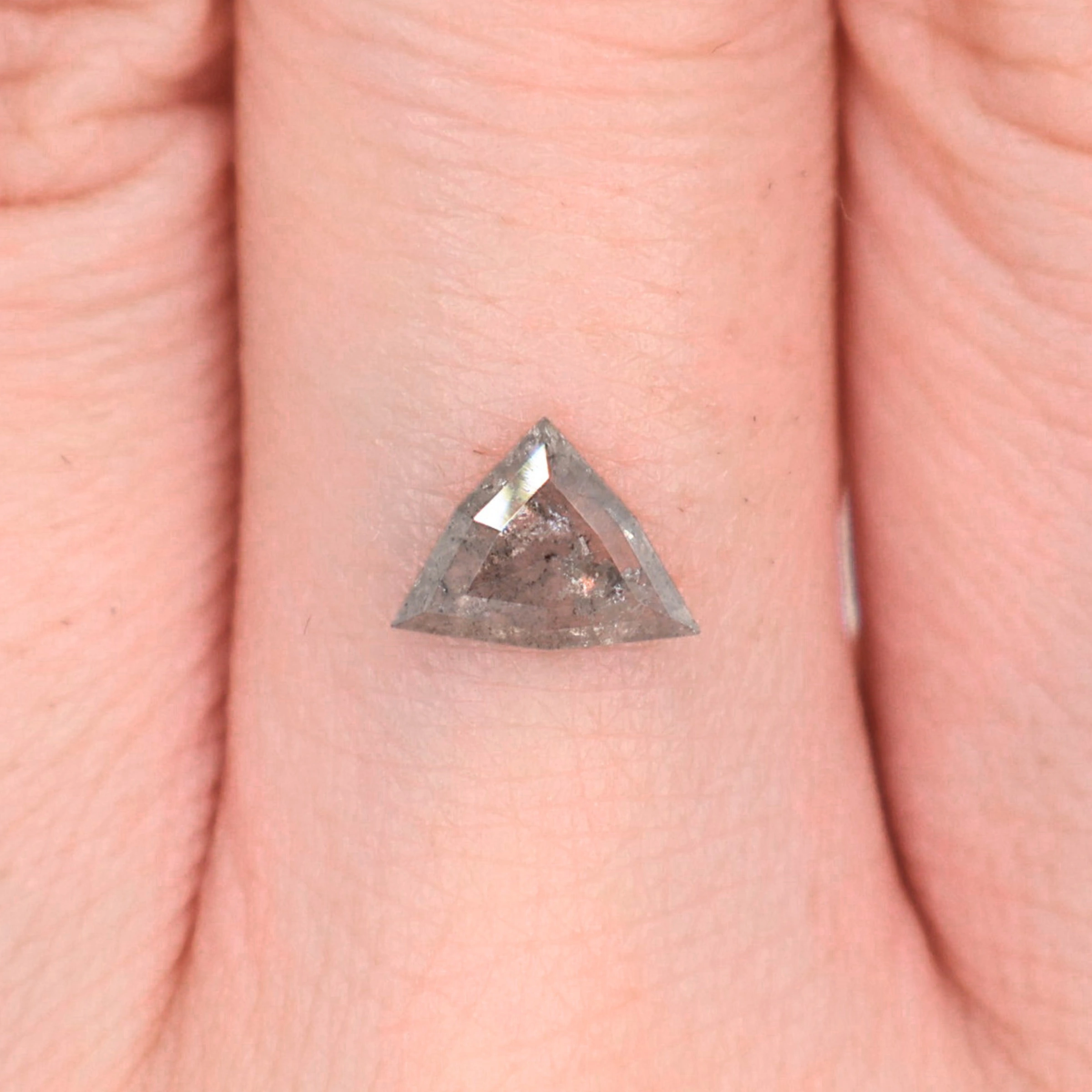 Triangular Salt and Pepper Diamond 0.66ct, Africa